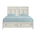 Storage Bed With Panel Headboard And Spacious Footboard Drawers