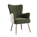 Accent Chair With Unique Print Fabric