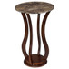 Round Accent Table - Brown