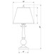Table Lamps With Cone Shade (Set of 2) - Beige / Brown