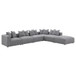 Amherst - Modular Sectional With Cushions - Gray