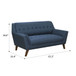 Loveseat - Blue - Fabric