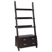 Blackburn - 3 Piece Ladder Bookshelf Set With Modular Design - Cappuccino