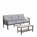 Patio Furniture Set With Coffee Table And Cushions For Backyard