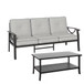 Patio Furniture Set With Coffee Table And Cushions For Backyard