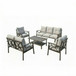 Patio Furniture Set With Coffee Table And Cushions For Backyard