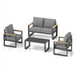 Modern Outdoor Sofa Set With Coffee Table