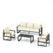 Modern Outdoor Sofa Set With Coffee Table