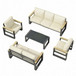 Modern Outdoor Sofa Set With Coffee Table