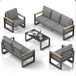 Modern Outdoor Sofa Set With Coffee Table
