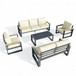 Modern Outdoor Sofa Set With Coffee Table