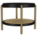 Benson - Round Table With Storage Shelf