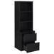 Geary - 3 Shelf Bookcase With USB Charging And Lockable Top Drawer