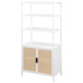 Kenneth - 3 Shelf Radio Weave Accent Cabinet