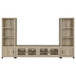 Heron - 3 Piece TV Entertainment Center - Natural