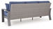 Half Moon Beach - Sofa With Cushion - Blue / Gray