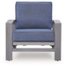 Half Moon Beach - Spring Lounge Chair - Blue / Gray