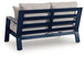 East Beach - Loveseat With Cushion - Blue
