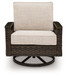Monterey Point - Swivel Lounge Chair (Set of 2) - Dark Brown