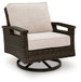 Monterey Point - Swivel Lounge Chair (Set of 2) - Dark Brown
