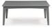 Cove Beach - Rectangular Cocktail Table - Gray