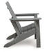 Cove Beach - Adirondack Chair - Gray