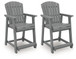 Sanctuary Beach - Barstool (Set of 2) - Dark Gray