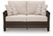 Monterey Point - Loveseat With Cushion - Dark Brown