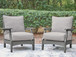 Cove Beach - Lounge Chair With Cushion (Set of 2) - Gray