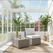 Modern Patio Set With Coffee Table
