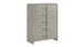 Aria Modern White High Gloss 5-Drawer Chest by Galaxy Home Furnishings