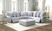 Majesty - Deep Seating Power Reclining Sectional And Ottoman