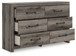 Graystorm - Six Drawer Dresser