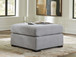 Lakepoint - Oversized Accent Ottoman - Nickel