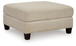Steelwater Retreat - Oversized Accent Ottoman - Latte