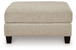 Steelwater Retreat - Oversized Accent Ottoman - Latte