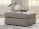 Lindon - Oversized Accent Ottoman - Smoke