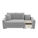 Modular Sofa Couch With Storage Armrest And Center Console