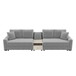 Modular Sofa Couch With Storage Armrest And Center Console