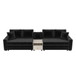 Modular Sofa Couch With Storage Armrest And Center Console