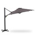Round Cantilever Patio Umbrella With 360 Rotation & Infinite Tilt Adjustment