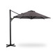 Round Cantilever Patio Umbrella With 360 Rotation & Infinite Tilt Adjustment
