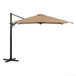 Round Cantilever Patio Umbrella With 360 Rotation & Infinite Tilt Adjustment