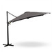 Round Cantilever Patio Umbrella With 360 Rotation & Infinite Tilt Adjustment
