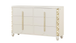 Cinderella Antique White 6-Drawer Traditional Dresser by Galaxy Home Furnishings