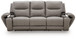 Real Moments - Power Reclining Sofa With Audio Seating - Ash