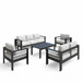 Outdoor Patio Set With All-Weather Thick Cushions