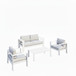 Outdoor Patio Set With All-Weather Thick Cushions