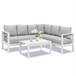 Outdoor Patio Set, All-Weather With Thick Cushions