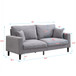 Modern Upholstered 3 Seat Sofa, High Resilience